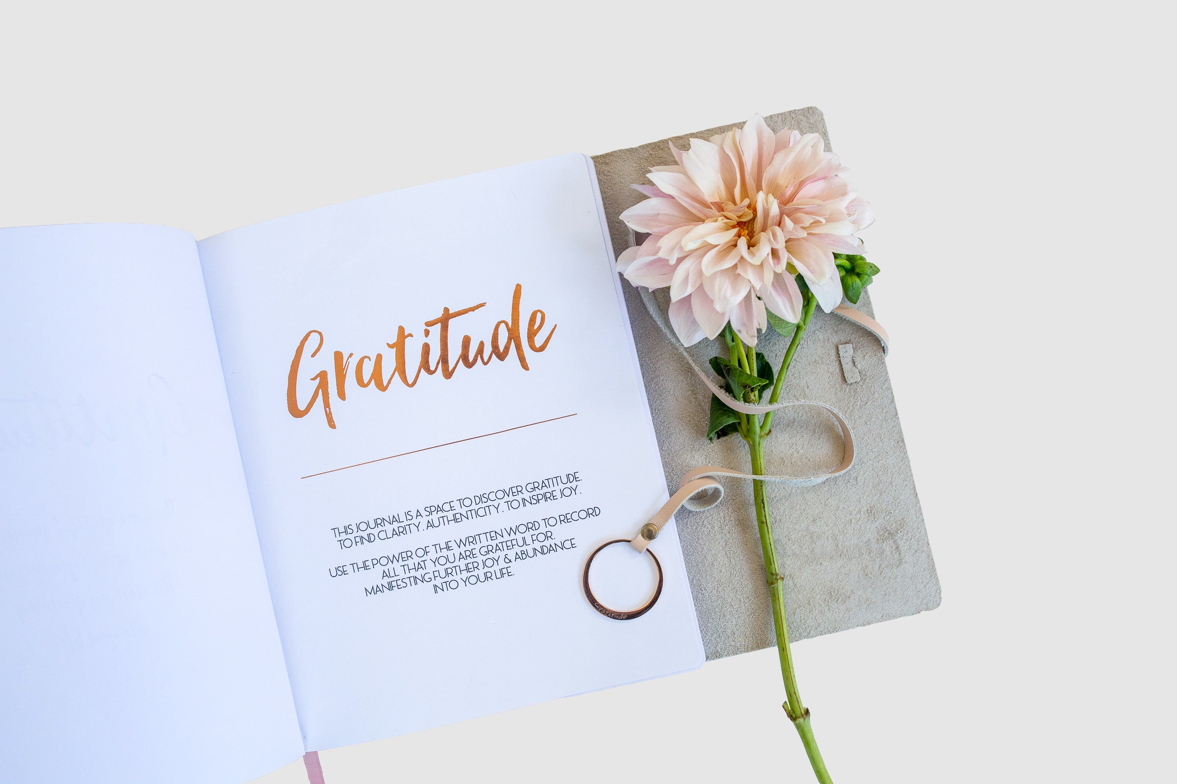 Gratitude Leather Bound Journal