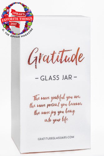 Gratitude Glass Jar