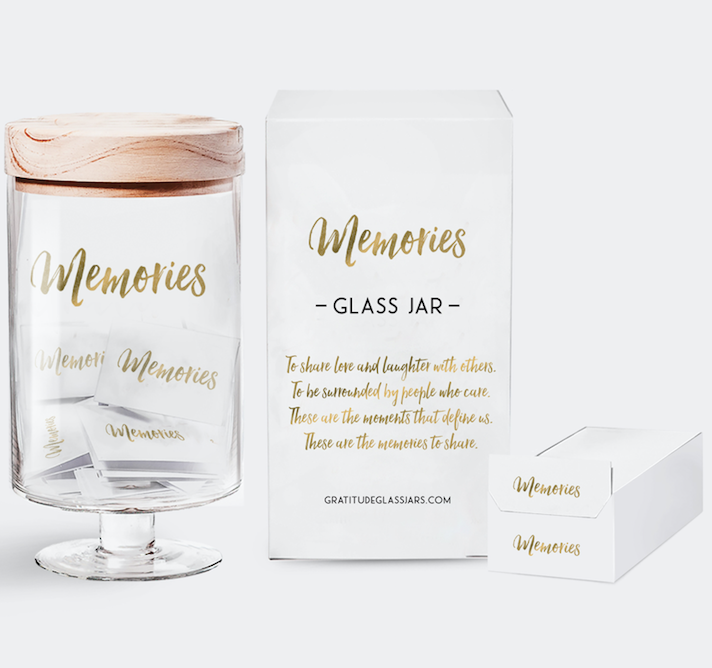 Memories Glass Jar