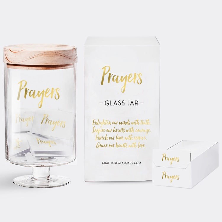 Prayers Glass Jar